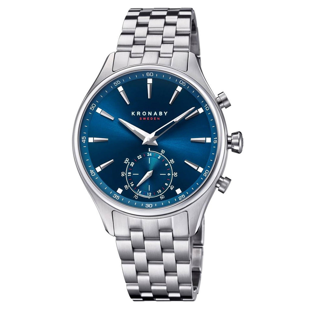 Kronaby S3119/1 Men's Sekel Smartwatch Blue Dial - H S Johnson