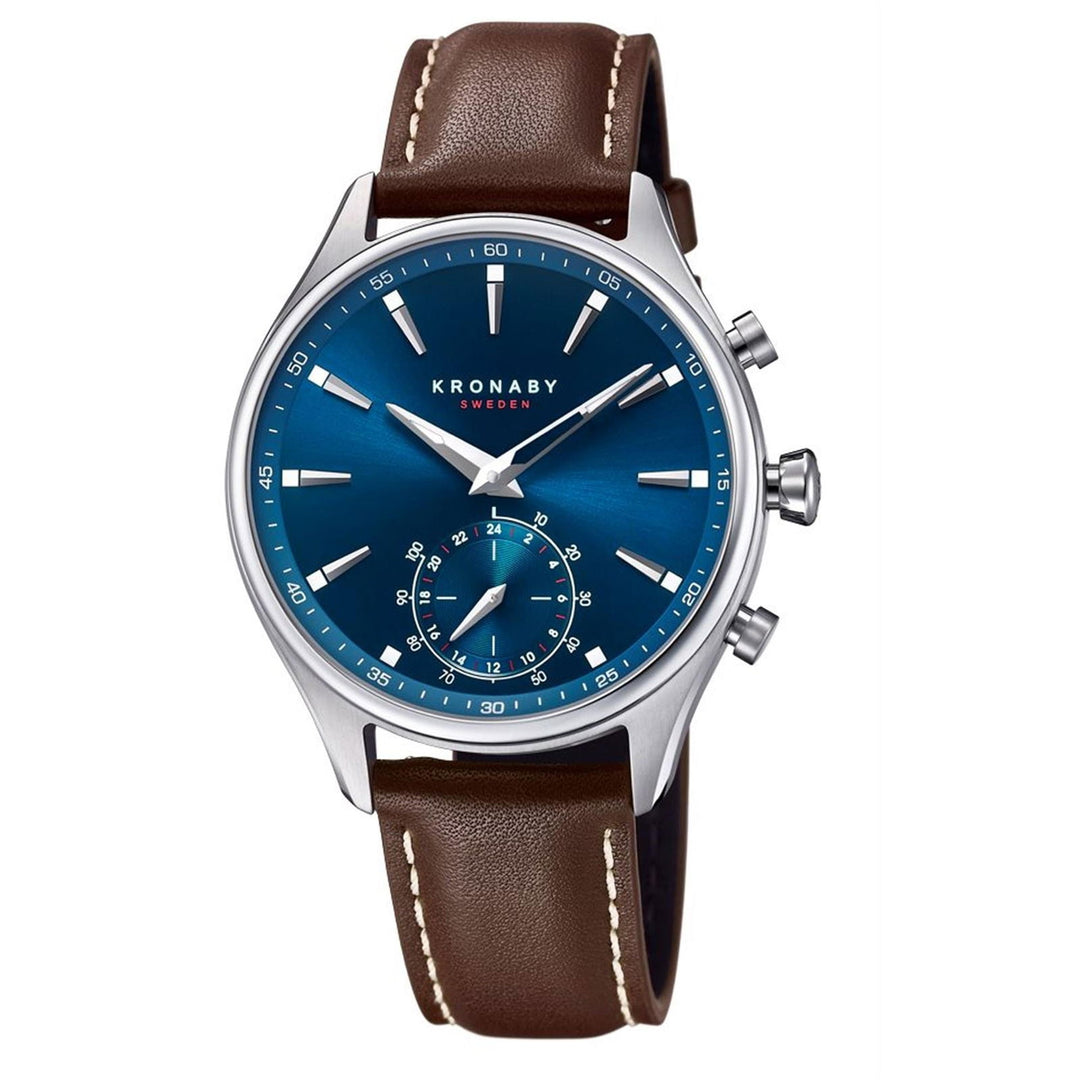 Kronaby S3120/1 Men's Sekel Smartwatch Brown Strap - H S Johnson