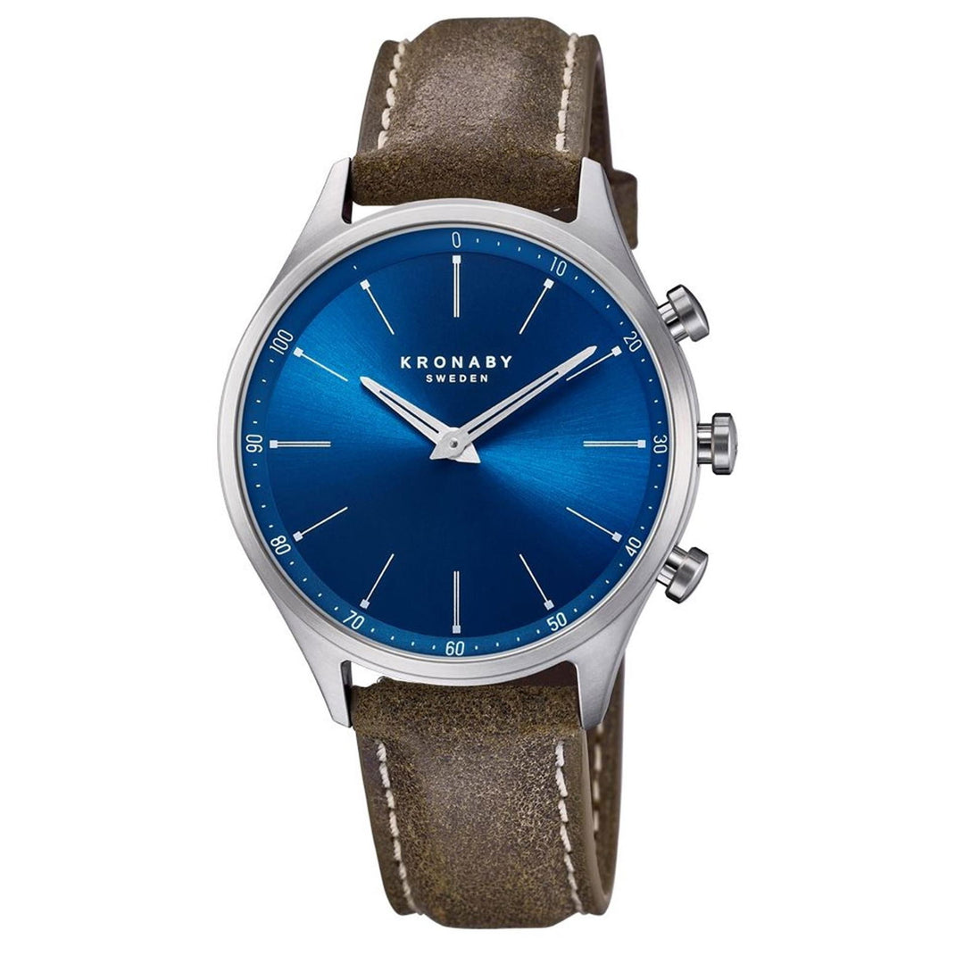 Kronaby S3759/1 Men's Sekel Smartwatch Brown Strap - H S Johnson