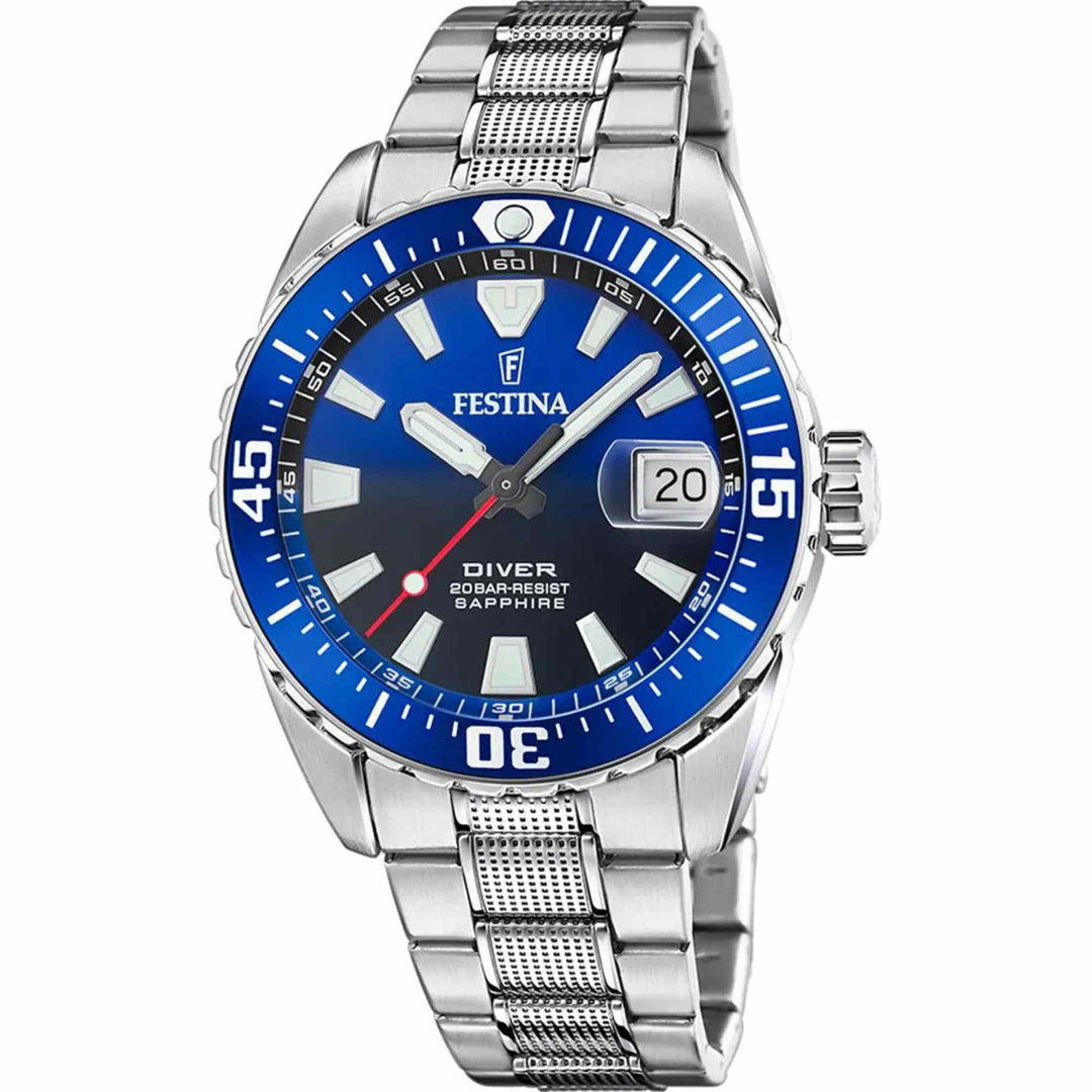 Festina F20669/1 Men's The Originals Diver Wristwatch - H S Johnson