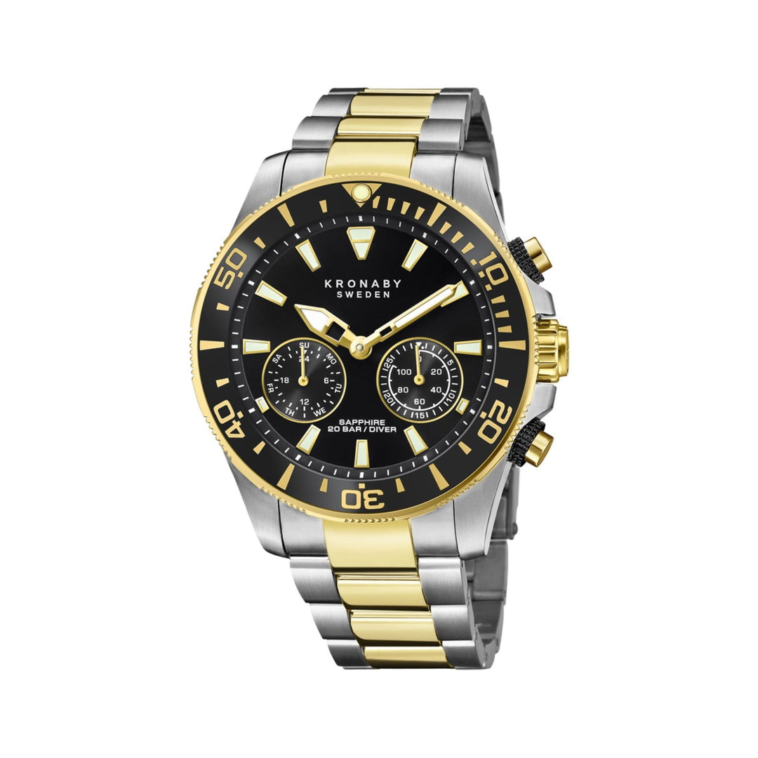 Kronaby S3779/2 Men's Hybrid Smartwatch Two Tone Steel Bracelet - H S Johnson