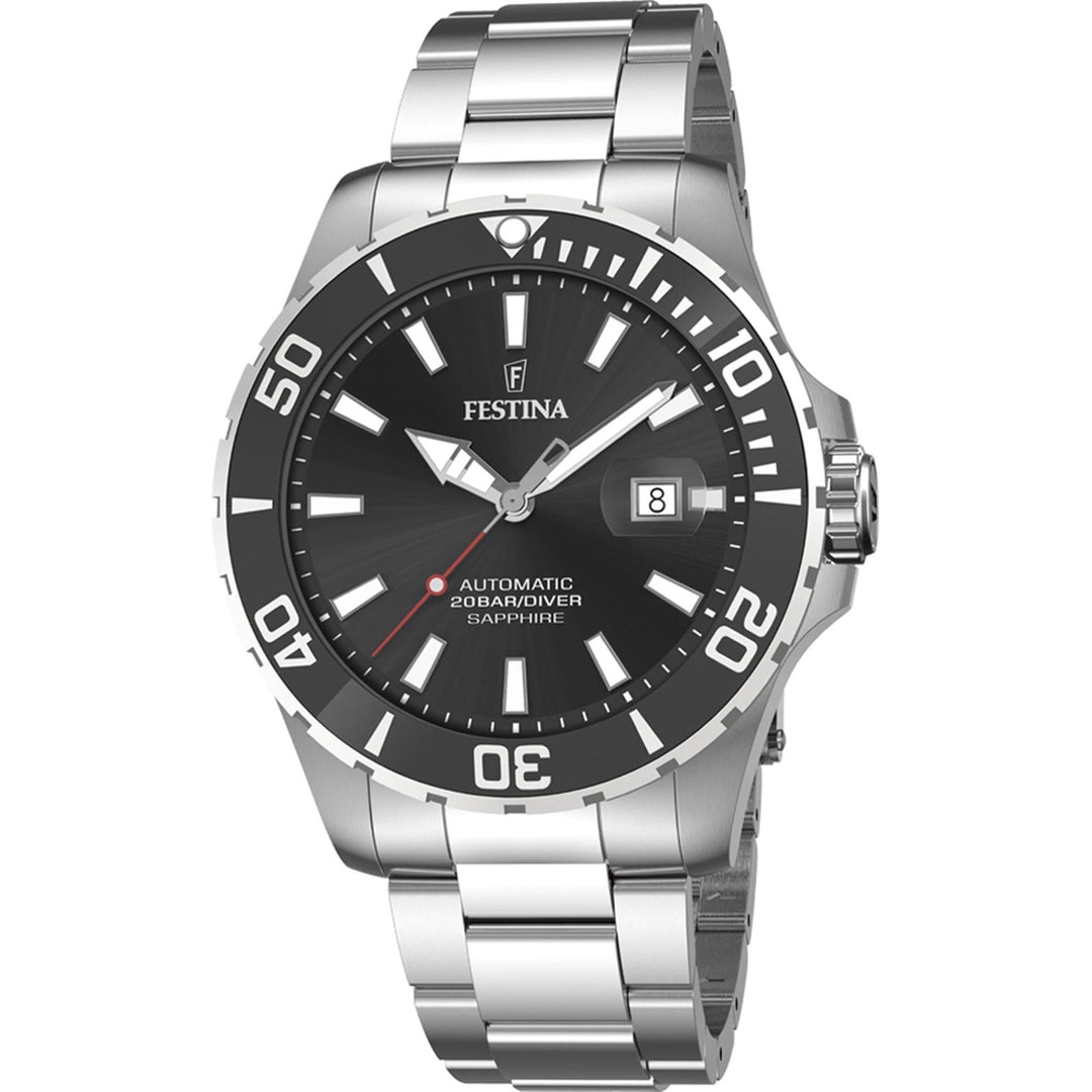 Festina F20531/4 Men's Automatic Steel Bracelet Wristwatch - H S Johnson