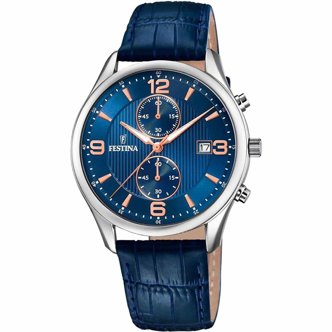 Festina F6855/6 Men's Timeless Chronograph Wristwatch - H S Johnson