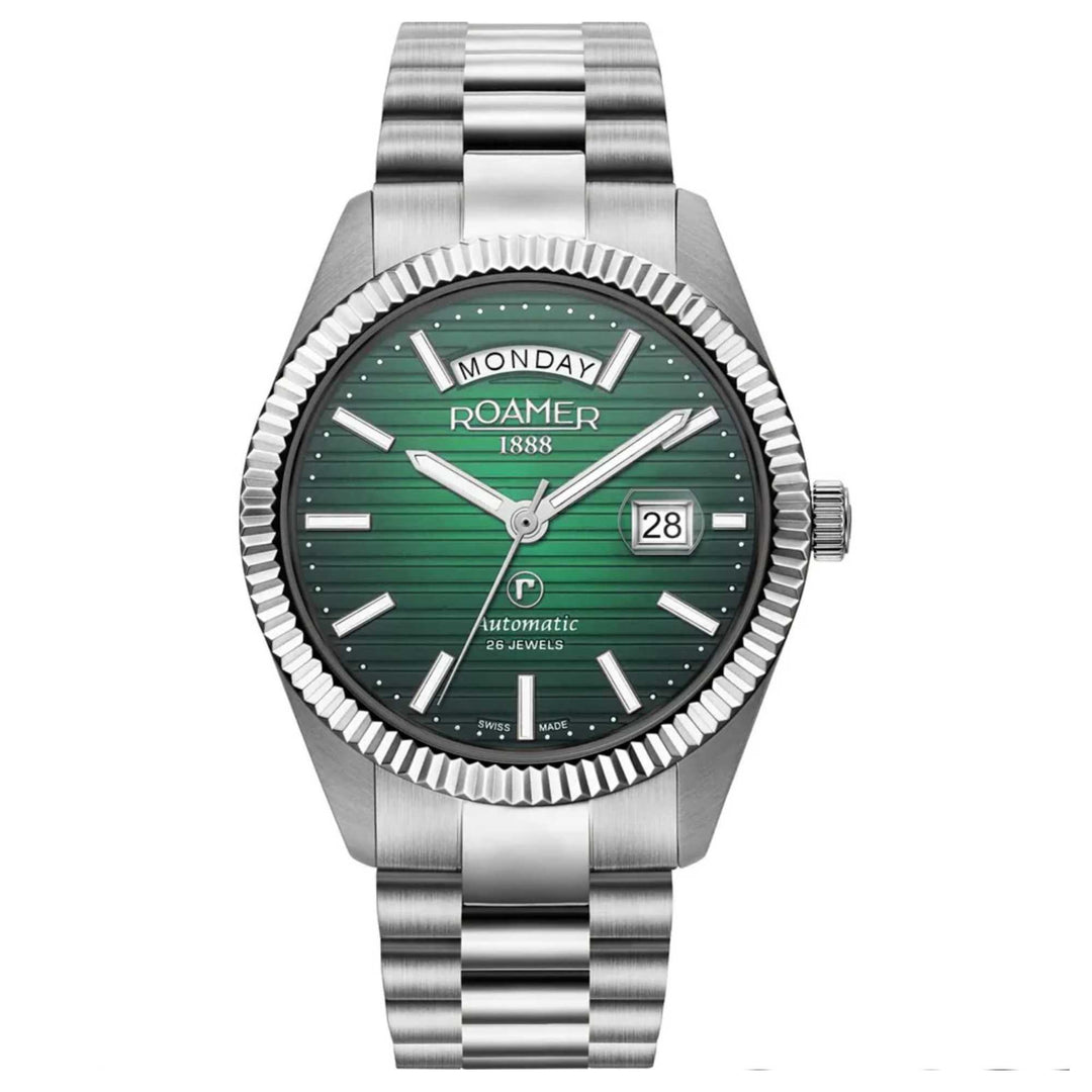 Roamer 981666 41 75 50 Primeline Daydate II Automatic Watch