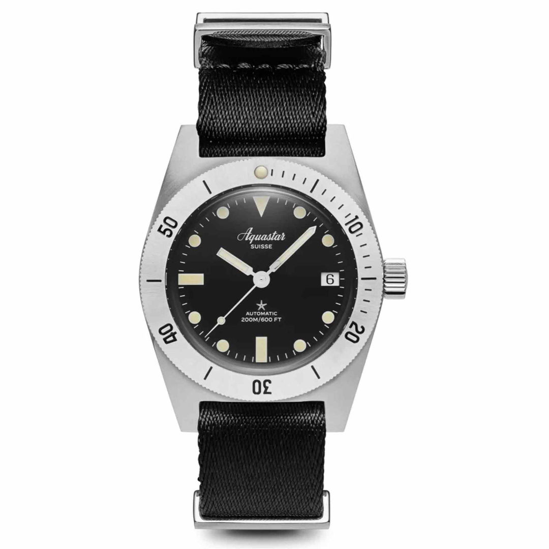 Aquastar Model 60 Re-edition Nylon Wristwatch - H S Johnson