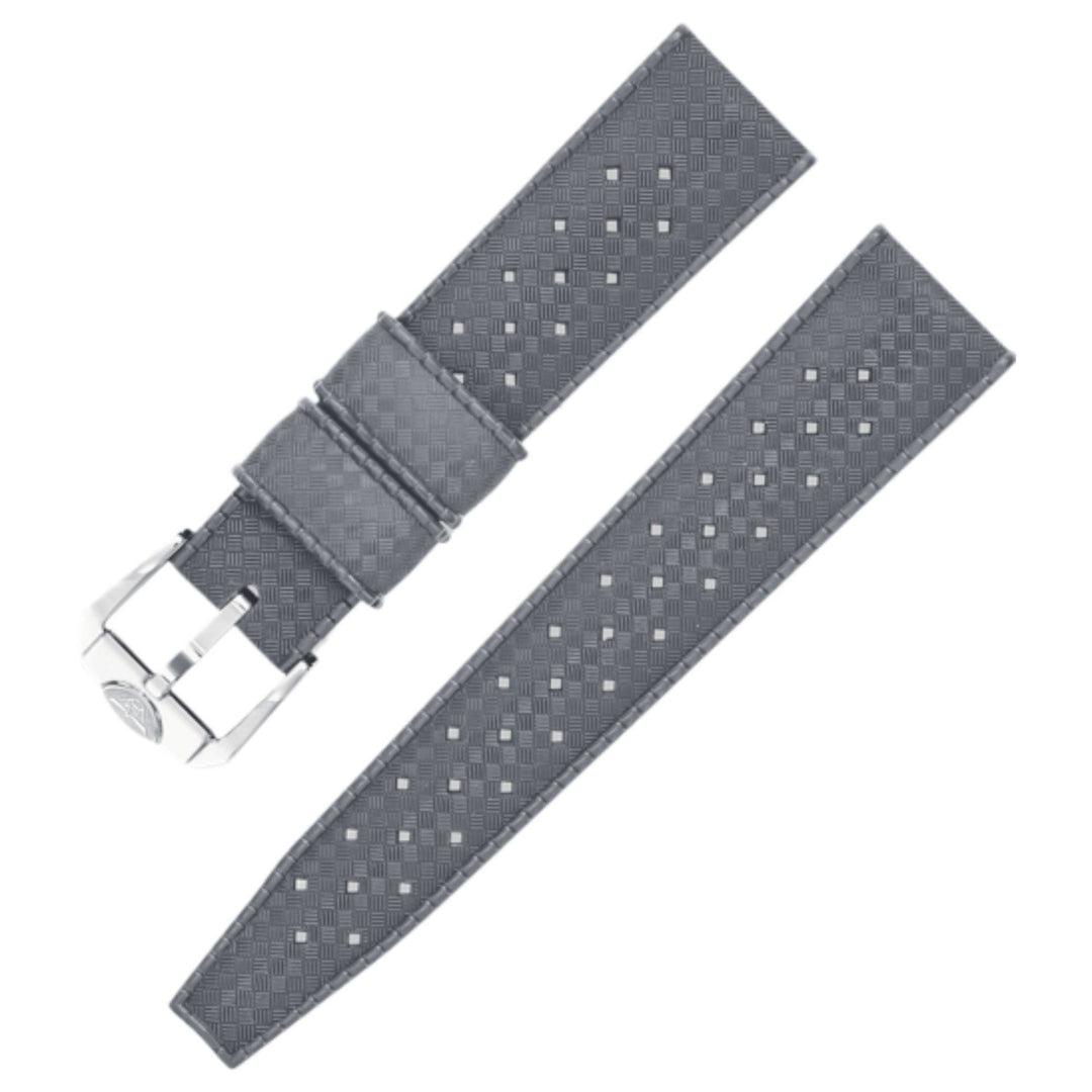 Squale CINHTRG20 20mm Homage Tropic Grey Rubber Strap