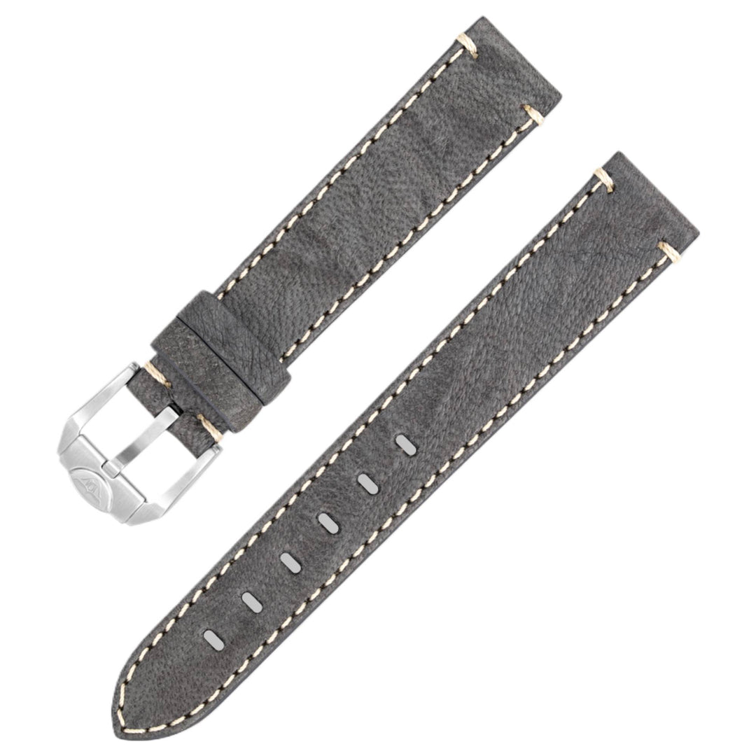 Squale CINLEG18 Stitched 18mm Leather Strap