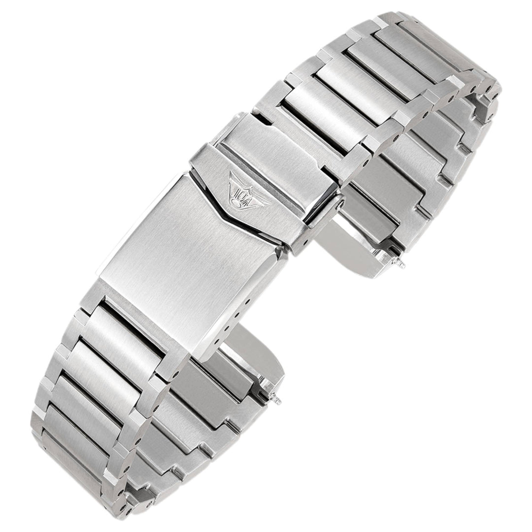 Squale CSSSQ20BX 20mm 1521 Brushed And Polished Stainless Steel Bracelet
