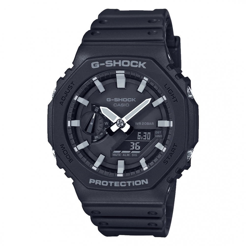 G-Shock GA-2100-1AER Octagon Series Wristwatch - H S Johnson