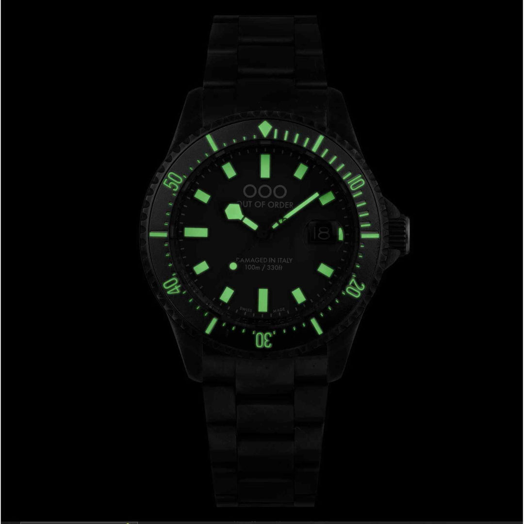 Out Of Order 001-27.CI Cipria Casanova Ultra Distressed Wristwatch - H S Johnson