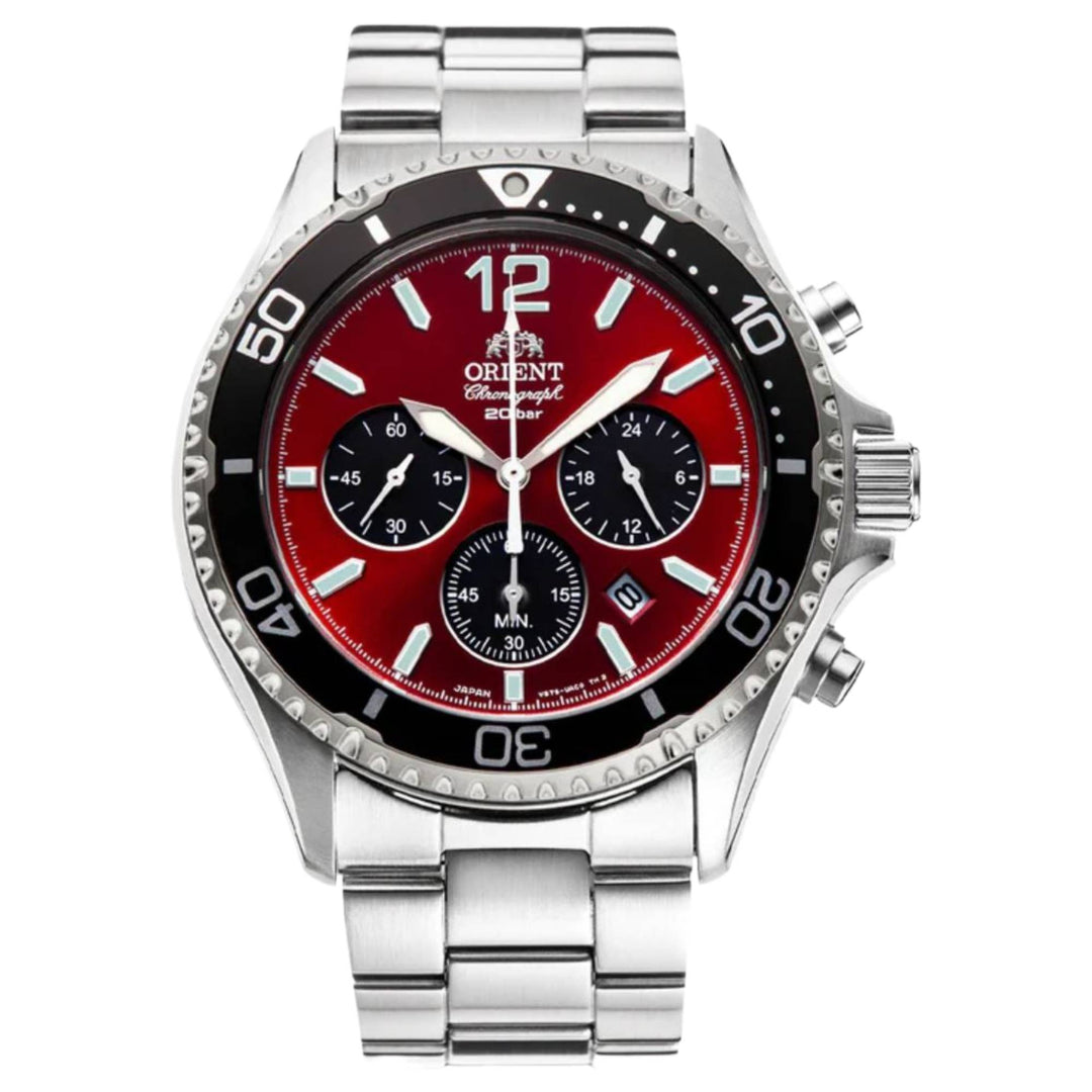 Orient RA-TX0207R10B Mako Solar Chronograph Watch