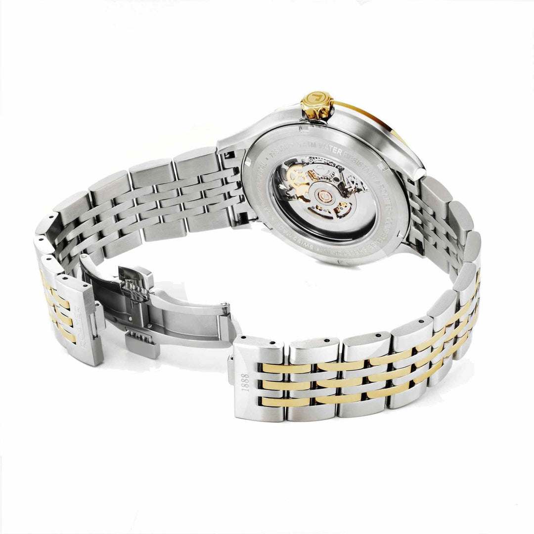 Roamer 101984 47 85 10 Competence Skeleton IV Automatic Wristwatch - H S Johnson