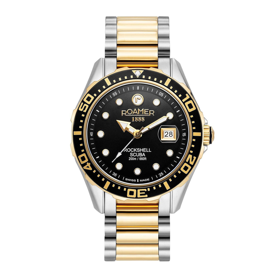 Roamer 220858 47 85 50 Rockshell Mark III Scuba Black Dial Wristwatch - H S Johnson