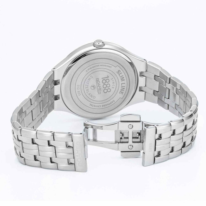 Roamer 512833 41 45 20 Men's Slim Line Classic Wristwatch - H S Johnson