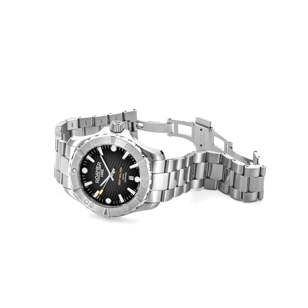 Roamer 860833 41 55 70 Deep Sea 200 Steel Bracelet Wristwatch - H S Johnson