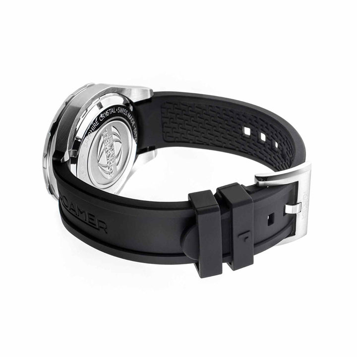 Roamer 867833 41 75 02 Men's Rockshell Mark III Scuba Silicone Wristwatch - H S Johnson