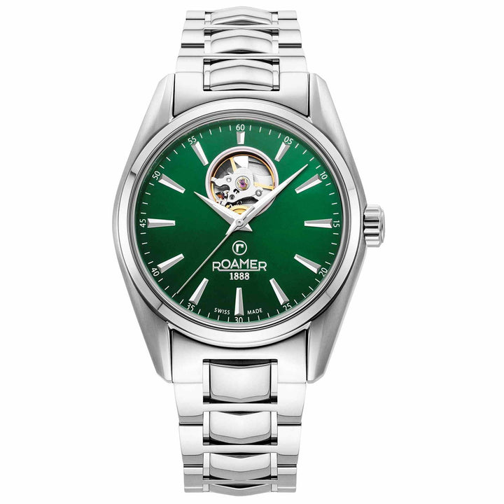 Roamer 984985 41 75 20 Searock Master Green Automatic Wristwatch - H S Johnson