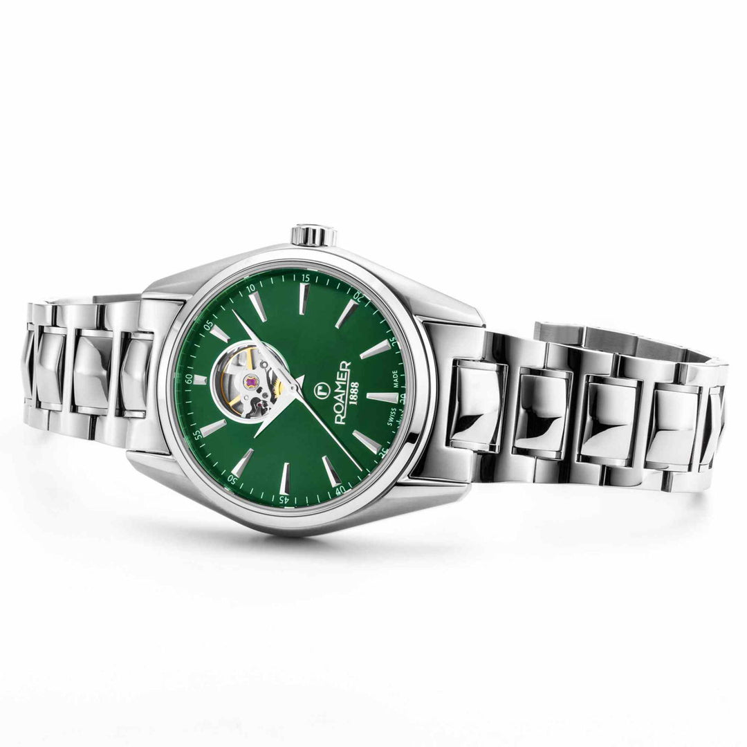Roamer 984985 41 75 20 Searock Master Green Automatic Wristwatch - H S Johnson