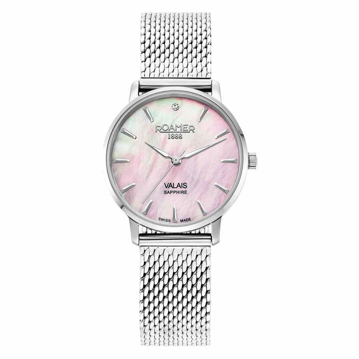 Roamer 989847 41 10 05 Women's Valais Diamond Set Wristwatch - H S Johnson