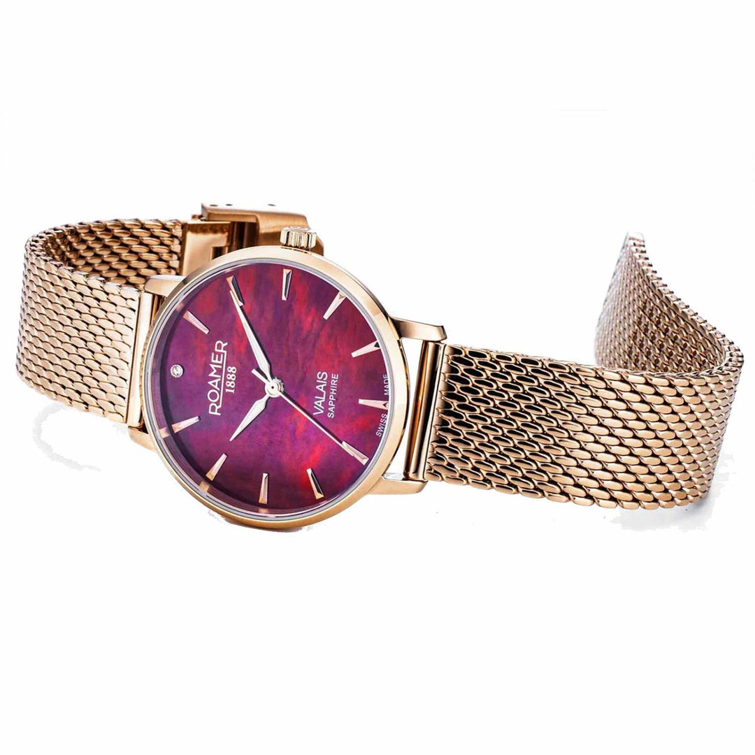 Roamer 989847 46 60 05 Women's Valais Diamond Set Wristwatch - H S Johnson