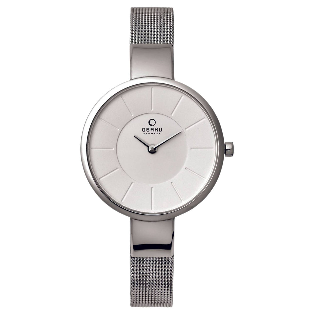 Obaku V149LXCIMC Women's Sol-Steel Watch