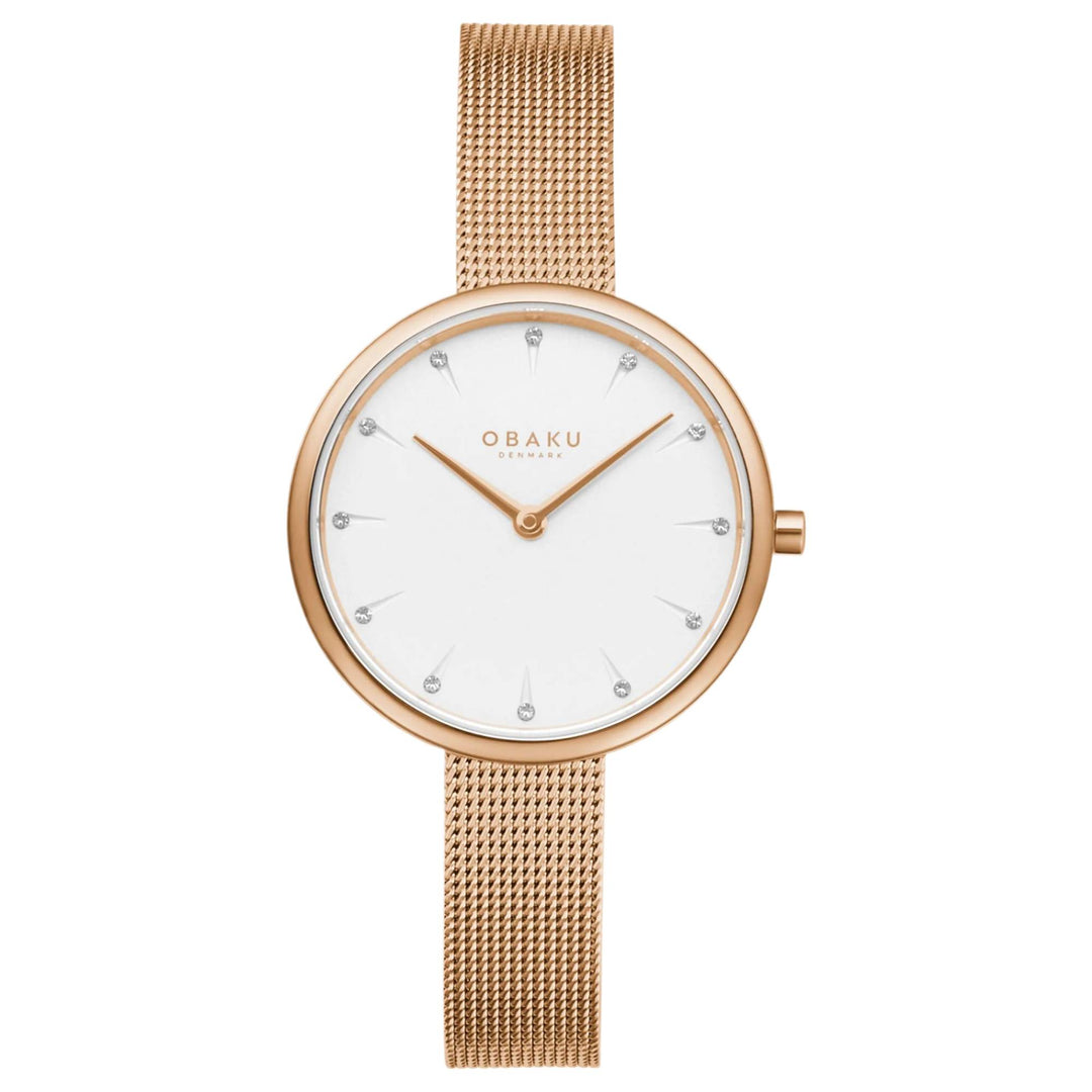 Obaku V233LXVIMV Women's Notat-Rose Watch