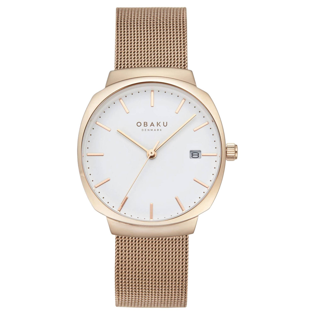 Obaku V273LDVWMV Women's Felt Lille-Rose Watch