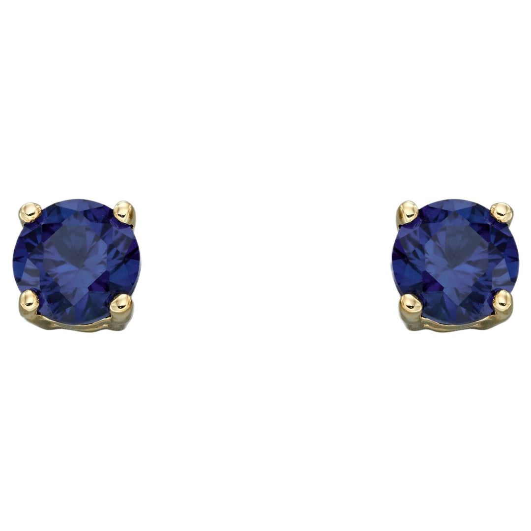 Elements Gold GE2334 Birthstone Stud Earrings in 9ct Gold