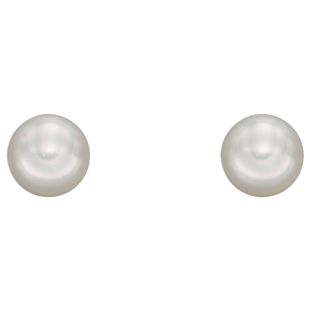 Elements Gold GE2372W Pearl Stud Earrings in 9ct Gold