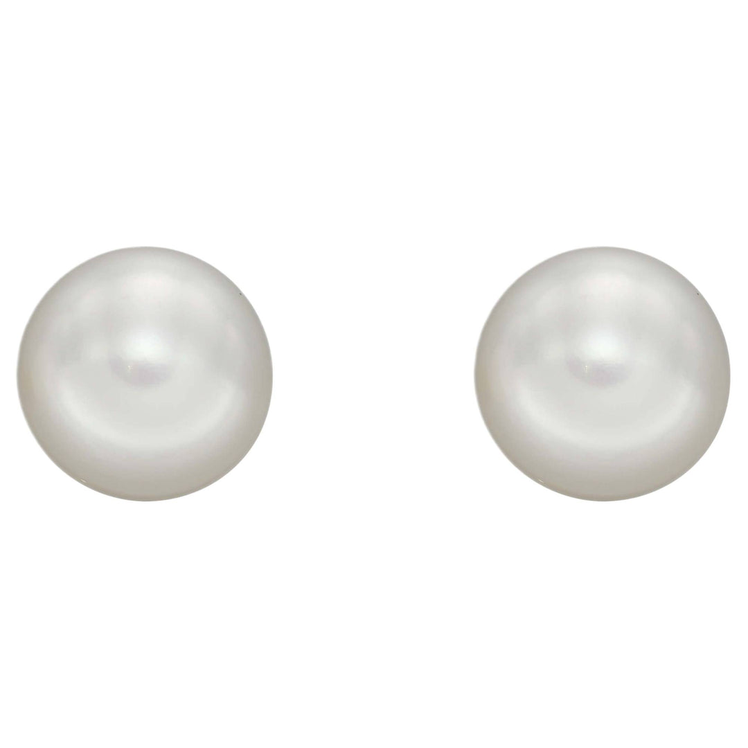 Elements Gold GE2373W Pearl Stud Earrings in 9ct Gold