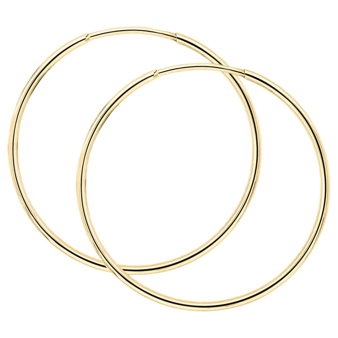 Elements Gold GE2458 20mm Hoop Earrings in 9ct Gold