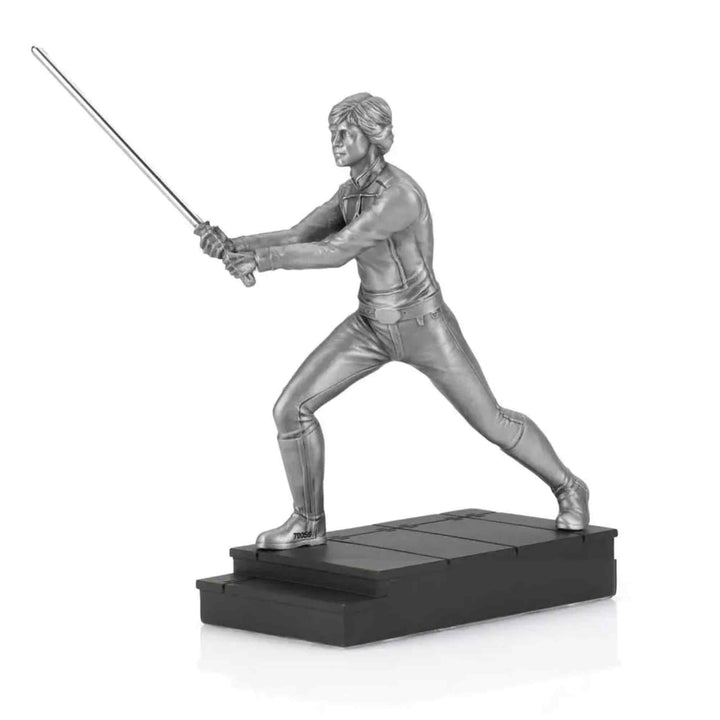 Star Wars By Royal Selangor 0179056 Luke Skywalker Lightsabre Duel Figurine