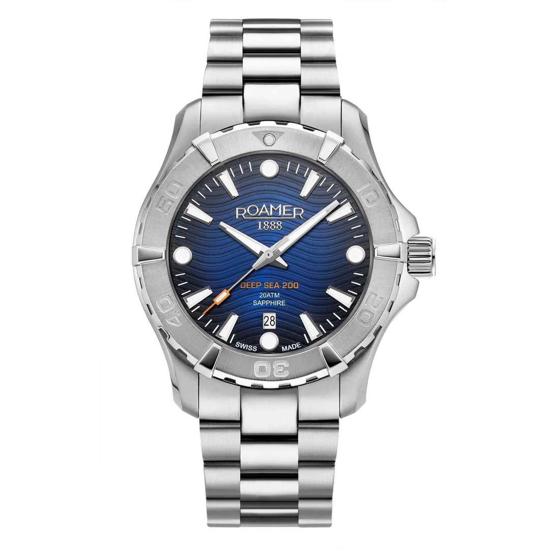 Roamer 860833 41 45 70 Deep Sea 200 Steel Bracelet Wristwatch | H S Johnson (7916510281954)