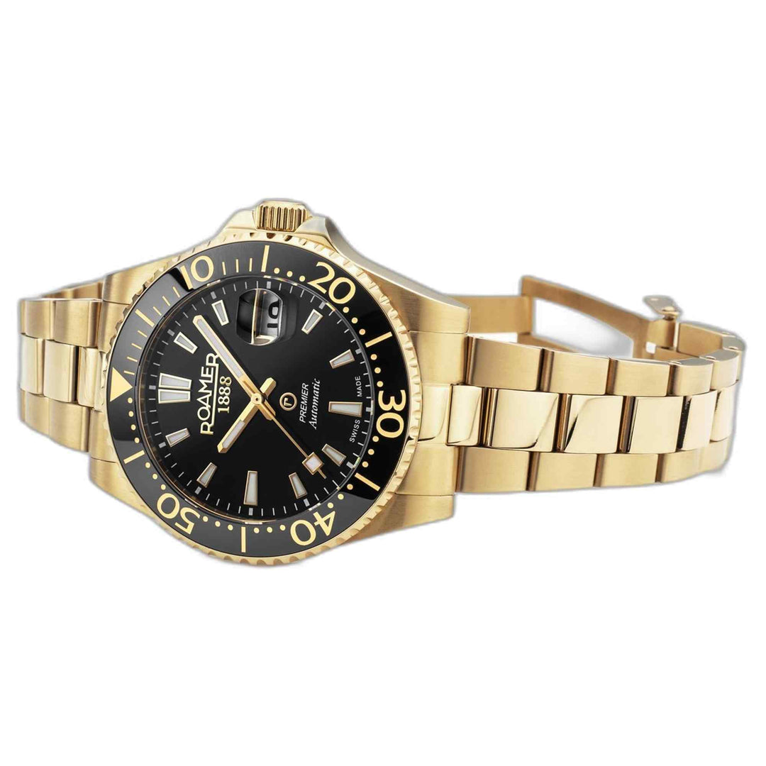 Roamer 986983 48 85 21 Men's Premier Black Dial Automatic Watch