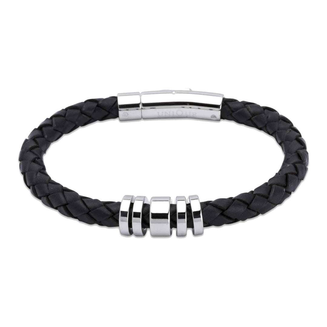 Unique & Co A65BL/21CM Men's Leather Bracelet