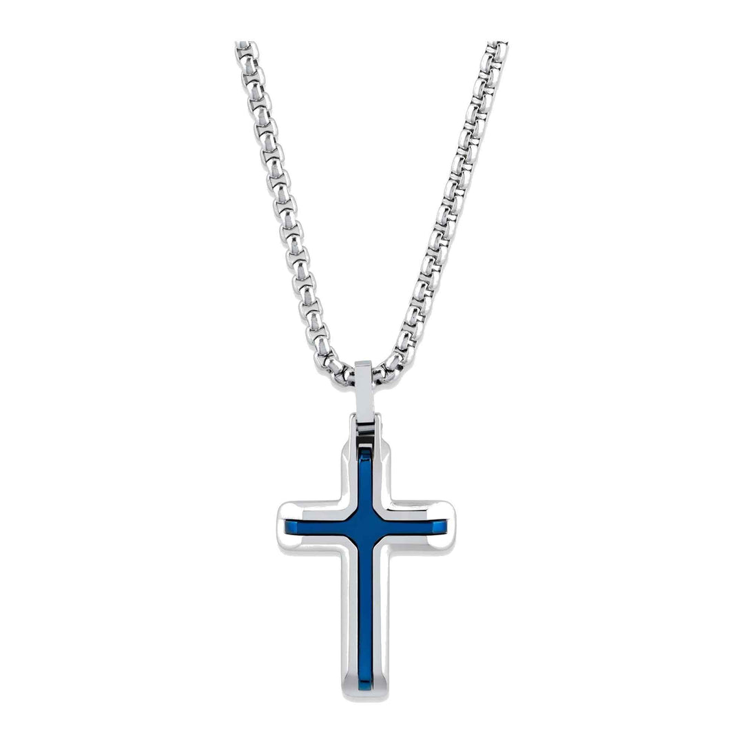 Unique & Co AN-131/50CM Men's Stainless Steel Cross Necklace