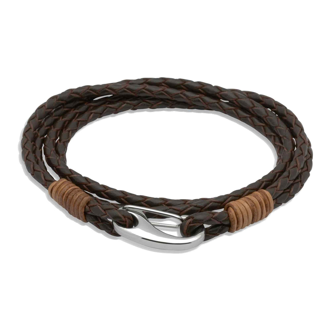 Unique & Co B178LB/21CM Men's Leather Bracelet