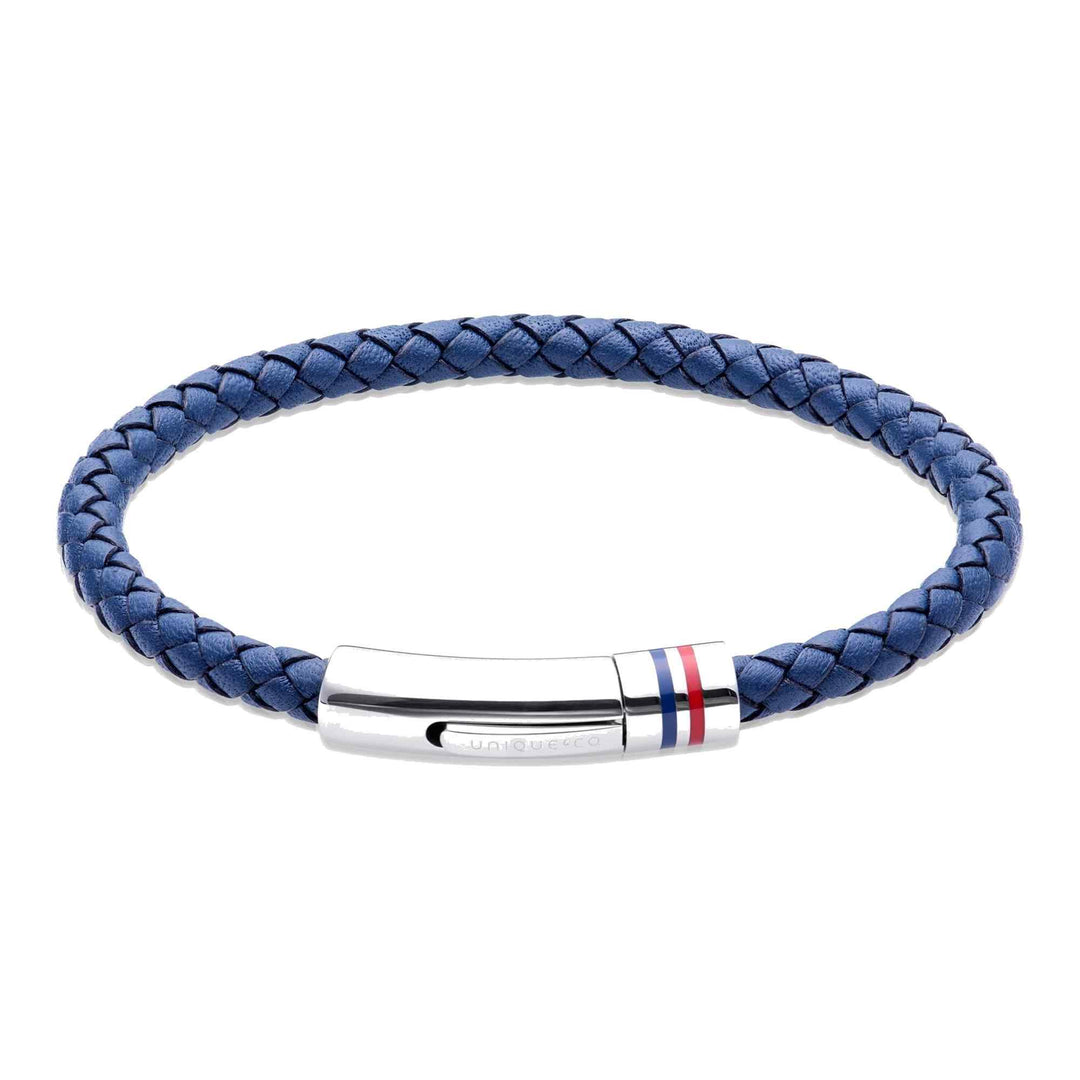 Unique & Co B533NV/21CM Men's Leather Bracelet