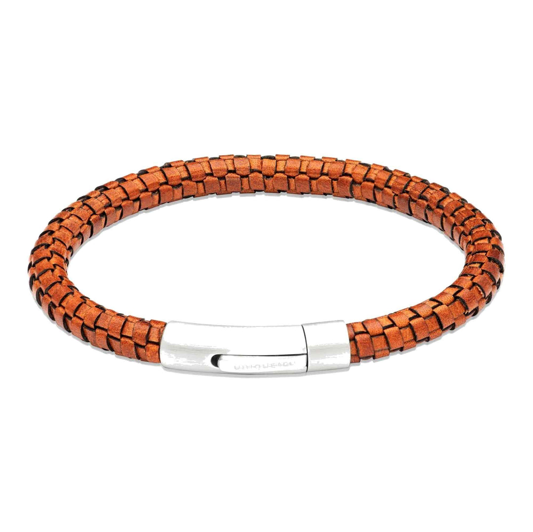 Unique & Co B543ADB/21CM Men's Leather Bracelet
