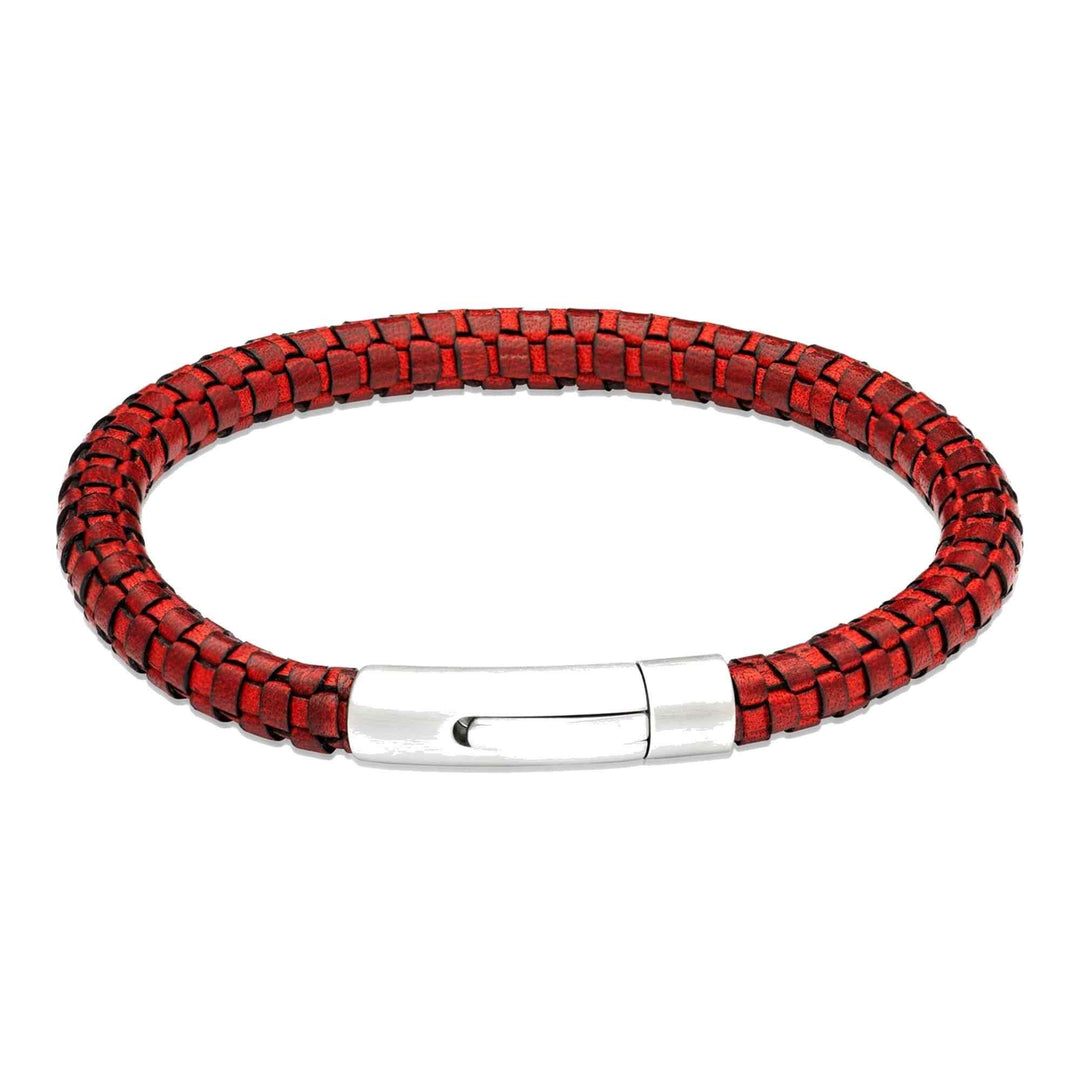Unique & Co B543ARE/21CM Men's Leather Bracelet