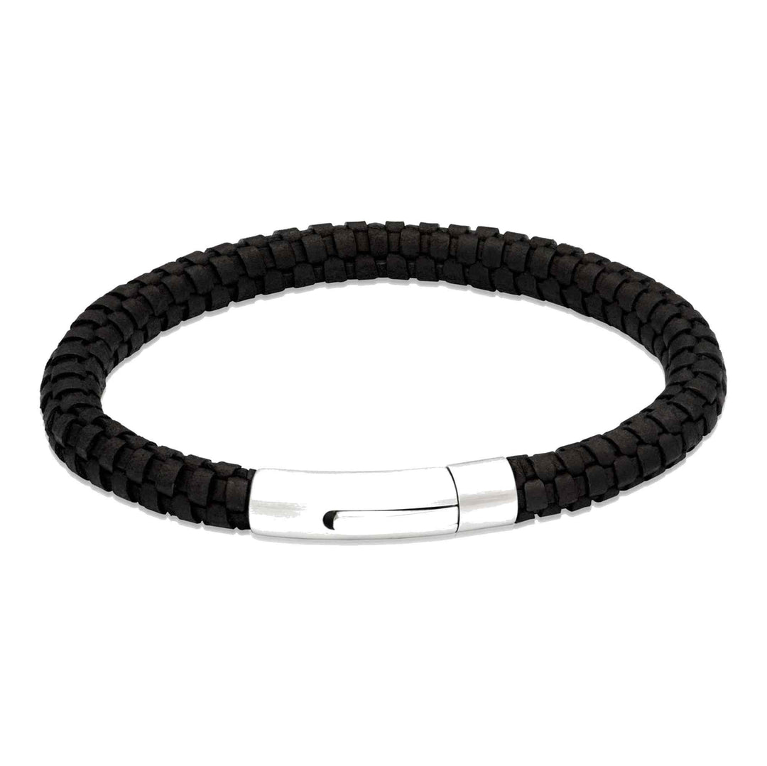 Unique & Co B543BL/21CM Men's Leather Bracelet