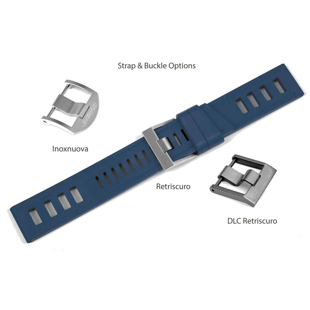 Isofrane Blue Rubber Watchstrap