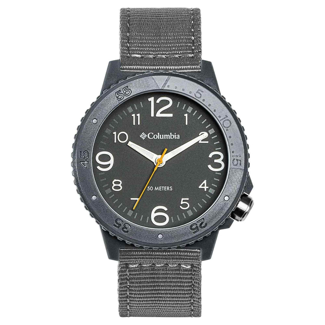Columbia CSS12-001 Cross Trails Grey Nylon Strap Wristwatch