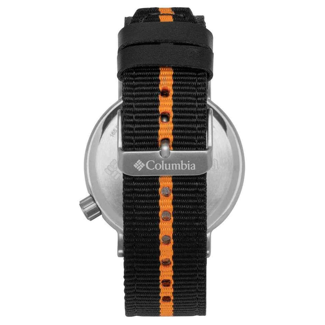 Columbia CSS16-004 Trailbanks Black/Orange Nylon Strap Wristwatch