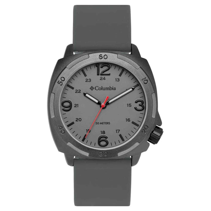 Columbia CSS17-002 Delta Ridge Grey Silicone Strap Wristwatch