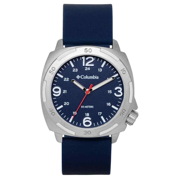 Columbia CSS17-004 Delta Ridge Blue Silicone Strap Wristwatch