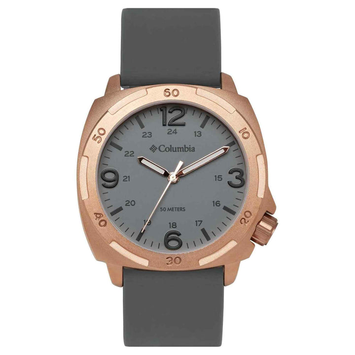 Columbia CSS17-005 Delta Ridge Grey Silicone Rubber Strap Wristwatch