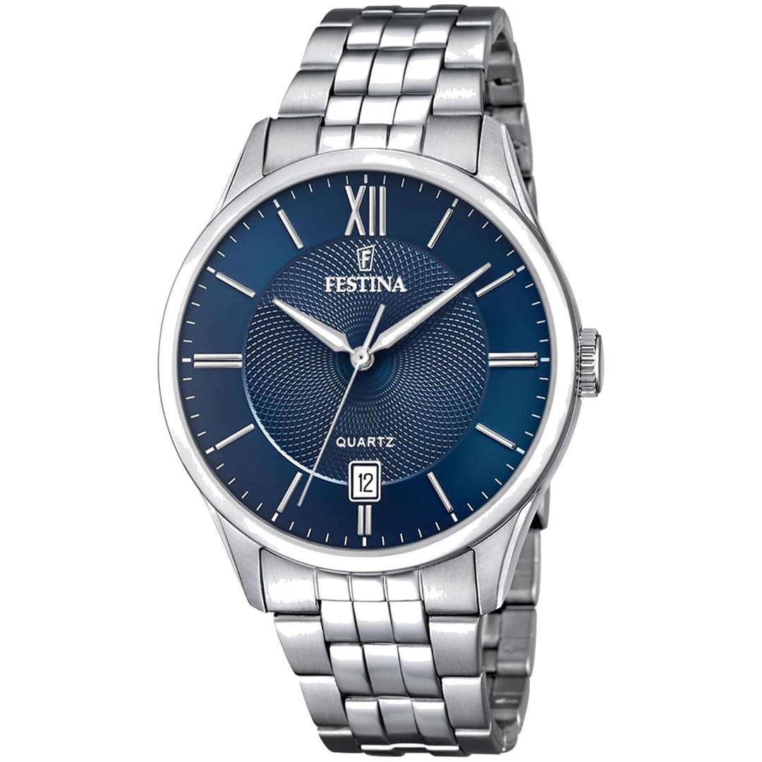 Festina F20425/2 Men's Classic Blue Dial Watch