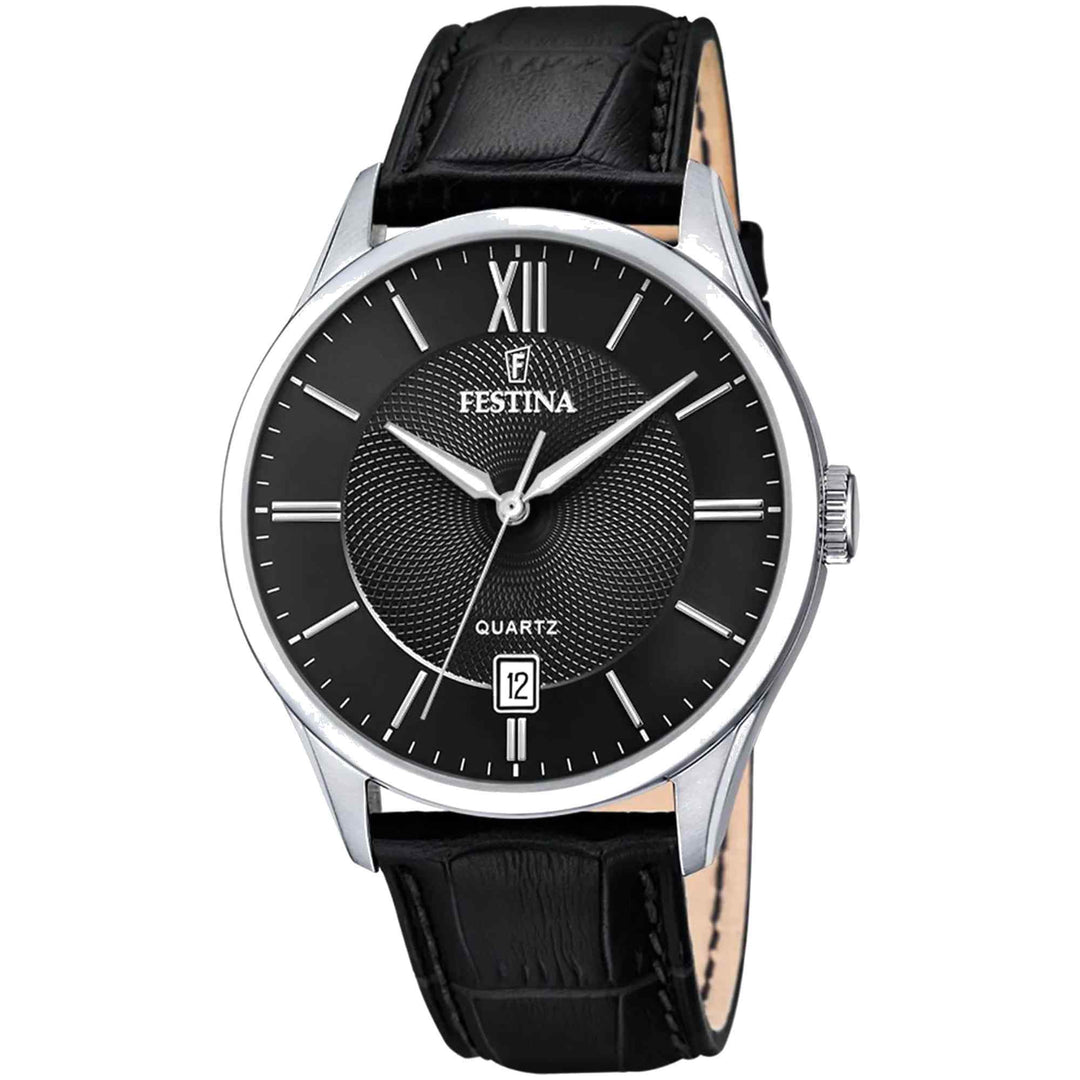 Festina F20426/3 Men's Classic Black Dial Watch
