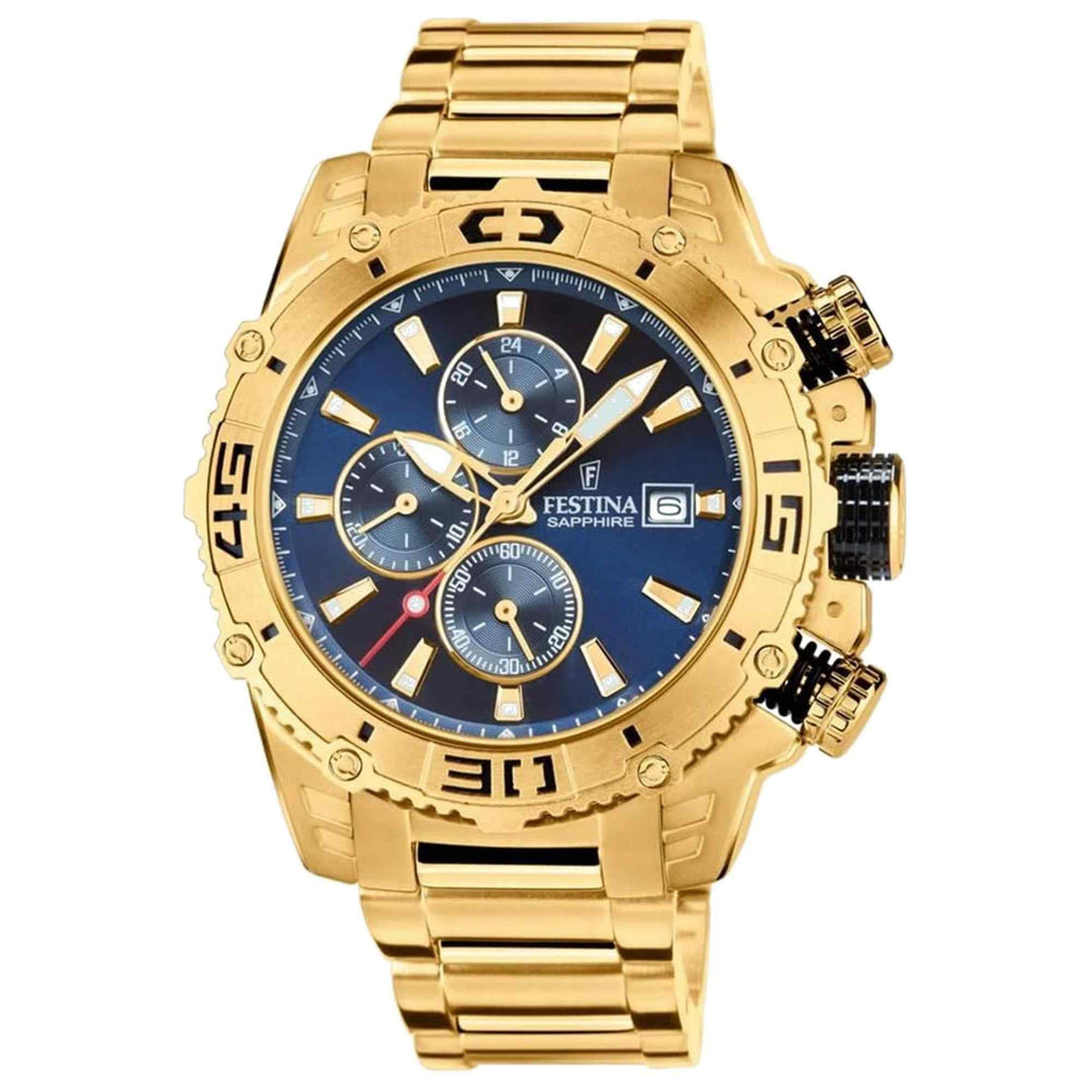 Festina F20492/2 Men's Prestige Chronograph Blue Dial Watch
